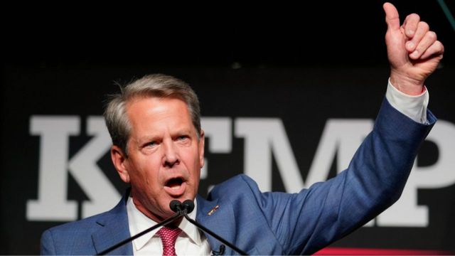 Republican Governor Kemp Tells Them To Quit The Party