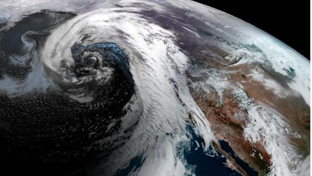 Storm Strikes Nine States at Once, Shown From Space on an Atmospheric River