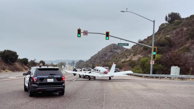 Highway Hijinks Drug-Laden Plane from Arizona Touches Down in California, Pilots Taken into Custody (1)