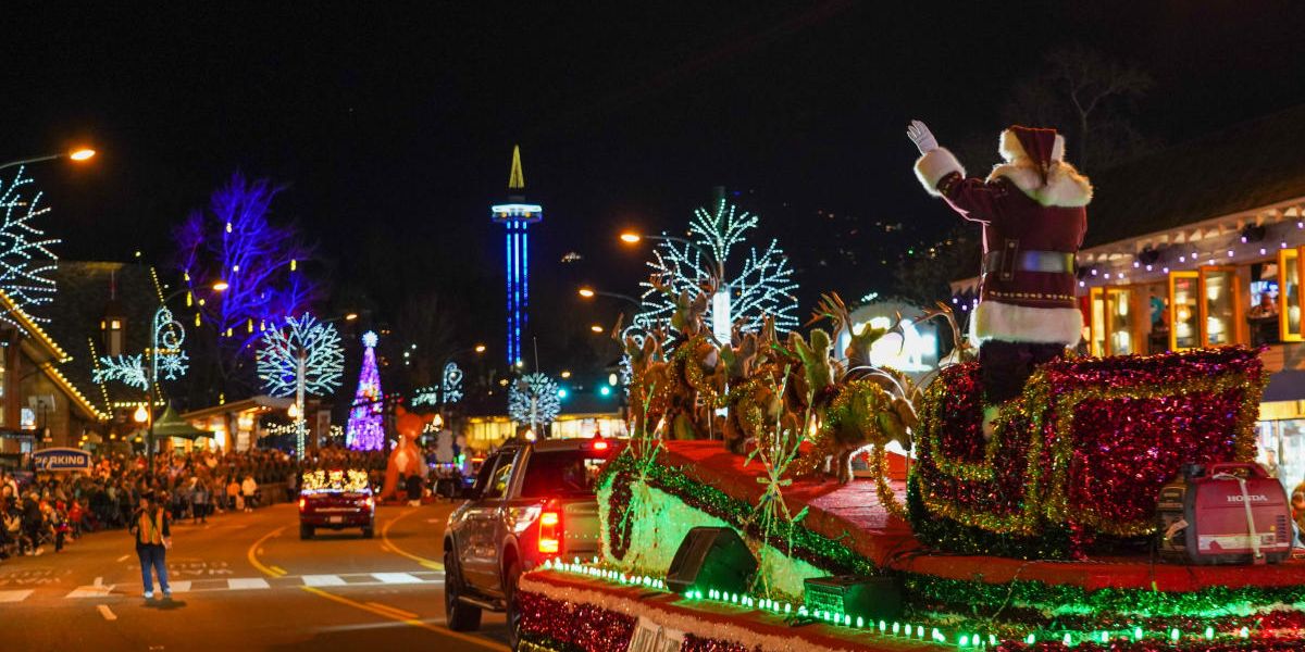 Charming Christmas in the Tennessee Mountains The Winter Magic Fantasy of Lights Parade