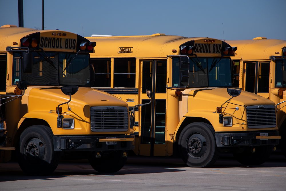 17 Cleveland ISD students transported to hospital following Wednesday bus crash